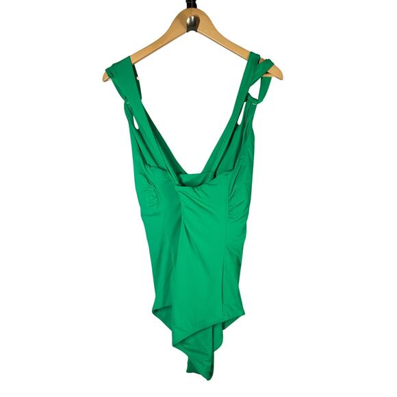 Becca ETC Code Strappy One-Piece Swimsuit Green Size 3X - Picture 3 of 10